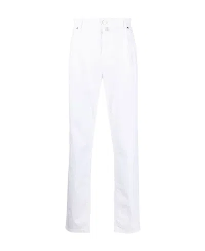 Incotex Straight Casual Trousers In White