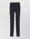 Incotex Straight Fit Cotton Trousers And Pockets In Black