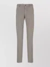 Incotex Tailored Grey Cotton Pants With Versatile Design In Gray