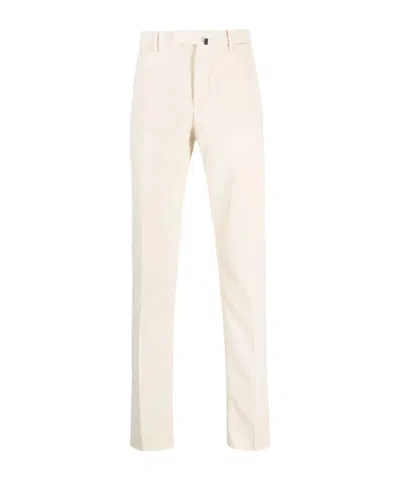 Incotex Straight-leg Corduroy Chinos In White