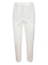 Incotex Straight-leg Cropped Trousers In White