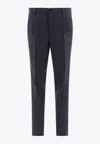 Incotex Tailored Grey Trousers With Subtle Pleats In Gray