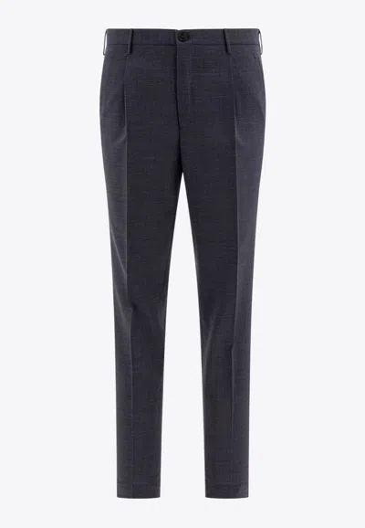 Incotex Straight-leg Tailored Pants In Gray