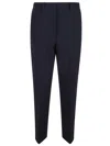 Incotex Straight-leg Tailored Pants With Fitted Waistband In Black