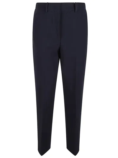INCOTEX INCOTEX STRAIGHT-LEG TAILORED PANTS WITH FITTED WAISTBAND