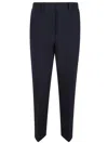 Incotex Straight-leg Tailored Pants With Fitted Waistband In Blue