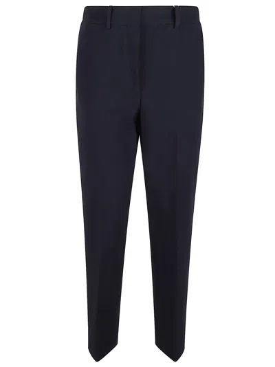INCOTEX STRAIGHT-LEG TAILORED PANTS WITH FITTED WAISTBAND