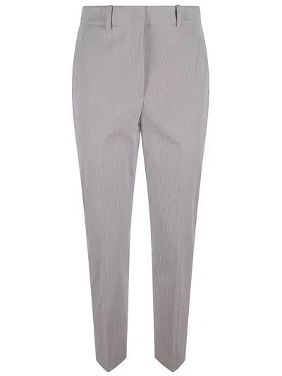 INCOTEX INCOTEX STRAIGHT-LEG TAILORED PANTS WITH MID-RISE WAIST