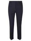 Incotex Straight-leg Tailored Pants With Subtle Hem Detailing In Blue