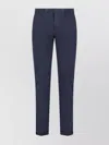 Incotex Straight Leg Trousers With Pockets And Loops In Blue