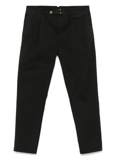 Incotex Straight-leg Trousers In Black