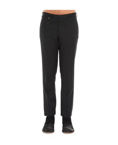 Incotex Straight Leg Trousers In Black