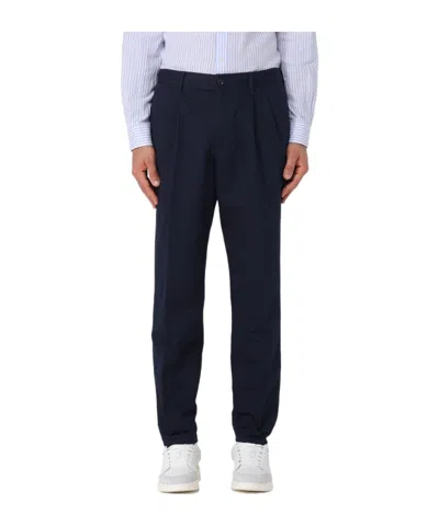 Incotex Straight Leg Trousers In Black