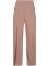 Incotex Belt Loops Pleated Design Side Pockets Trousers In Braun