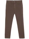 Incotex Straight-leg Trousers In Brown