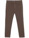 Incotex Straight-leg Trousers In Brown