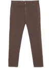 Incotex Straight-leg Trousers In Brown