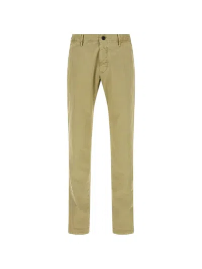 Incotex 18s100 Tailored Trousers Belt Loops Pockets In Brown