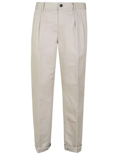 Incotex Straight Leg Trousers In Grey