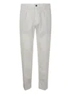 Incotex Tapered Fit Trousers In White