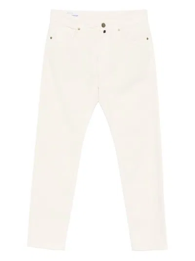 Incotex Straight-leg Trousers In White
