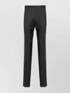 Incotex Straight Leg Trousers With Pockets And Belt Loops In Gray