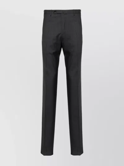 INCOTEX STRAIGHT LEG TROUSERS WITH POCKETS AND BELT LOOPS
