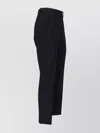 Incotex Straight Leg Trousers With Pockets And Loops In Black