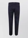 Incotex Straight Leg Trousers With Pockets In Blue