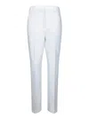 Incotex Straight-leg White Trousers With Tailored Silhouette