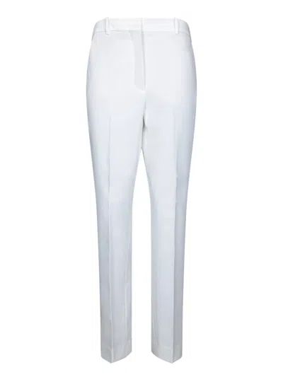 Incotex Straight-leg White Trousers With Tailored Silhouette