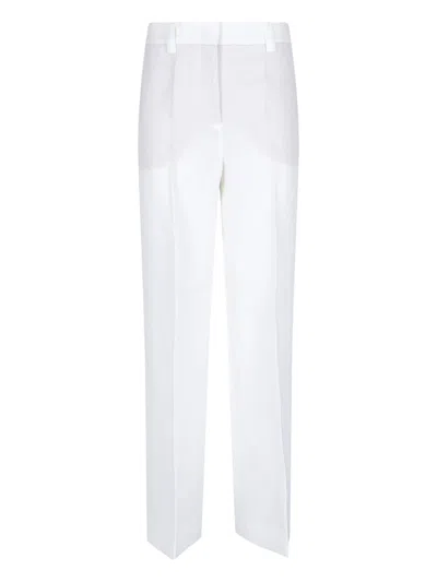 Incotex Straight Pants In White