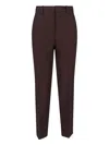 Incotex Straight Leg Trousers With Belt Loops And Pockets In Brown