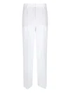 Incotex Straight-leg White Trousers With Tailored Silhouette In White
