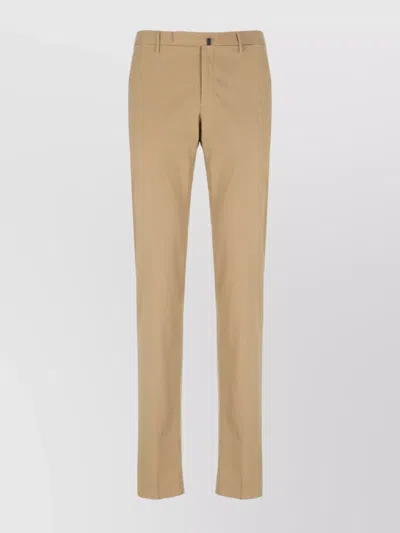 Incotex Straight Slim Fit Trousers In Neutral