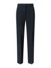 Incotex Straight-leg Tailored Pants With Subtle Hem Detailing In Black