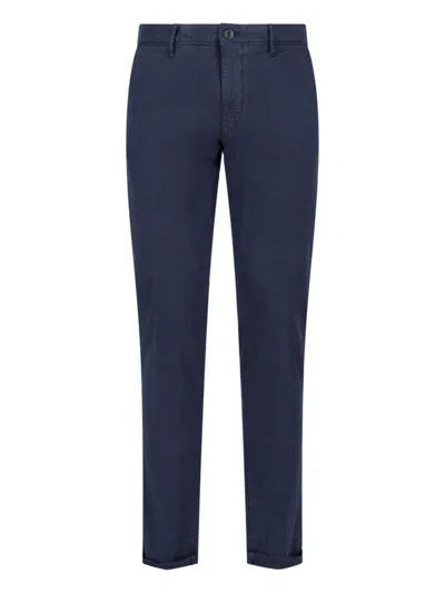 Incotex Straight Trousers In Blue