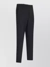 Incotex Straight Trousers With Pockets And Loops In Black