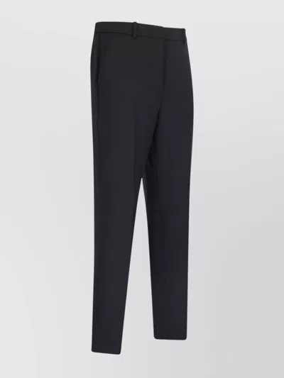 Incotex Straight Trousers With Pockets And Loops In Black
