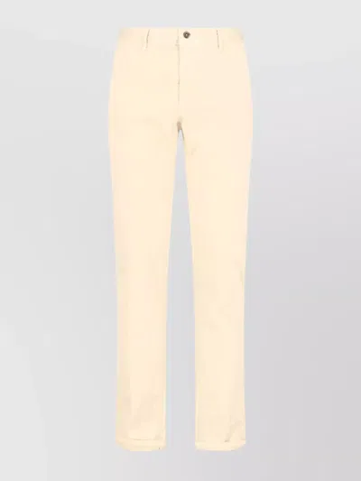 INCOTEX STRAIGHT TROUSERS WITH POCKETS AND LOOPS