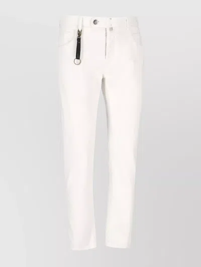 Incotex Straight Trousers In White