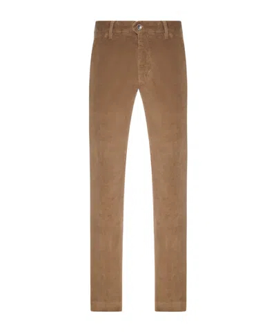 Incotex Straight-leg Casual Trousers In Brown