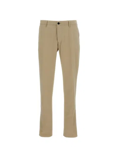 Incotex Straight-leg Cotton Trousers In Neutral