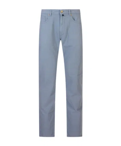 Incotex Straight-leg Five-pocket Casual Pants In Blue