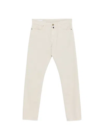 Incotex Straight-leg Five-pocket Jeans In White