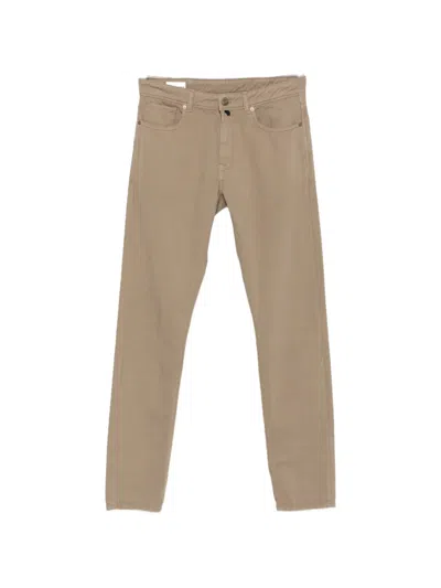 Incotex Straight-leg Five-pocket Trousers In Neutral