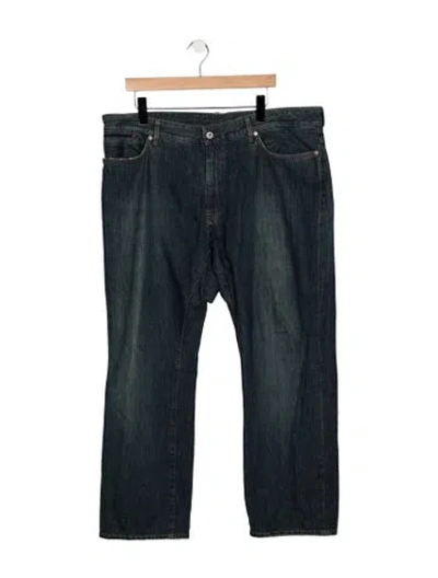Pre-owned Incotex Straight-leg Jeans In Blue