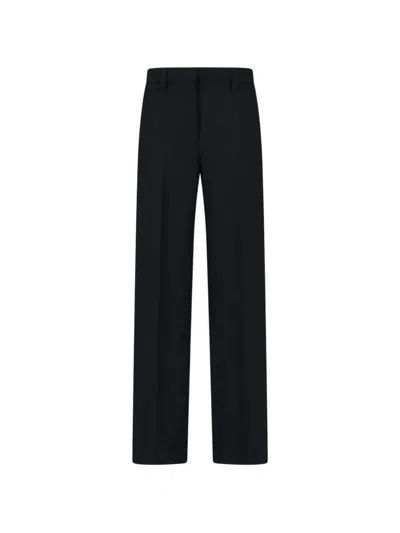 Incotex Straight-leg Trousers In Black