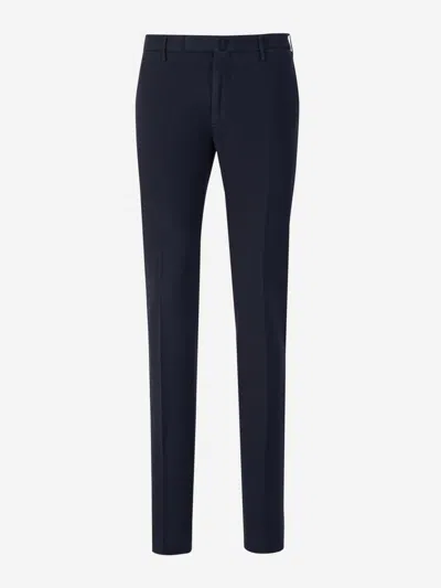 INCOTEX INCOTEX STRETCH COTTON PANTS