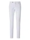 Incotex Stretch-cotton Straight Jeans In White